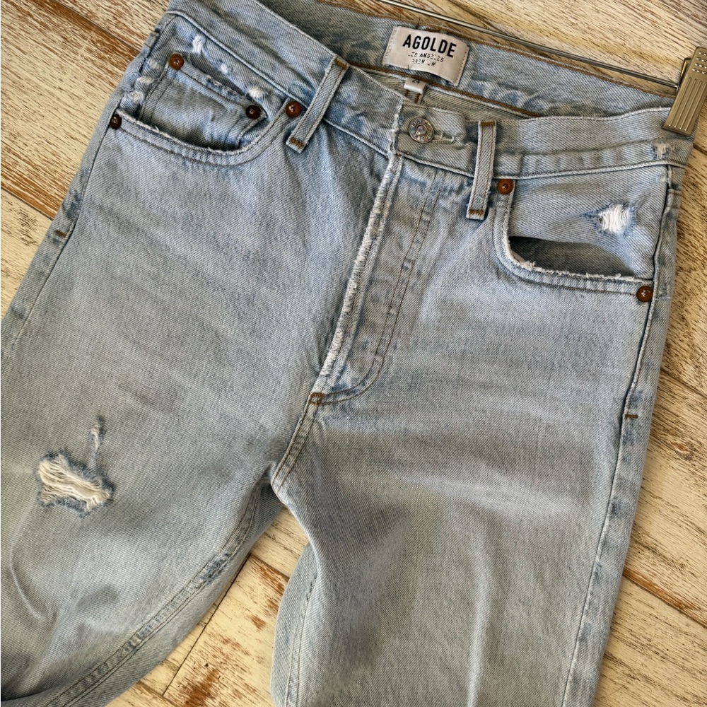 Agolde Jamie High Rise Crop